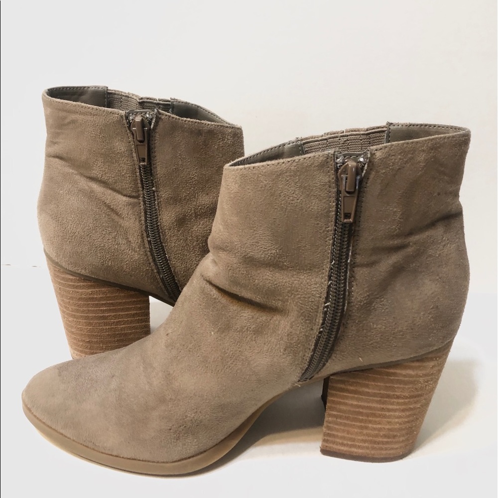 Madden Girl Faux Suede Ankle Bootie